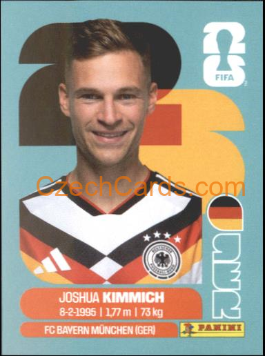 Joshua Kimmich 2026 Panini World Cup Sticker #GER10