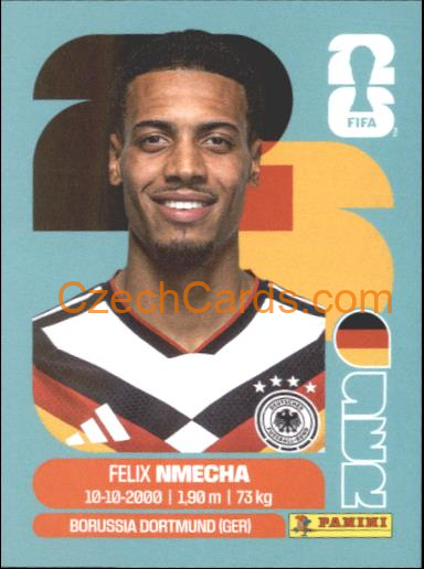 Felix Nmecha 2026 Panini World Cup Sticker #GER12