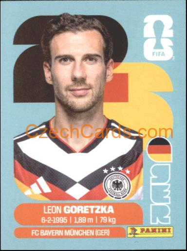 Leon Goretzka 2026 Panini World Cup Sticker #GER14