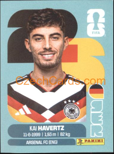 Kai Havertz 2026 Panini World Cup Sticker #GER17