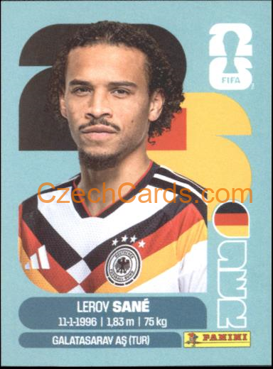 Leroy Sane 2026 Panini World Cup Sticker #GER18