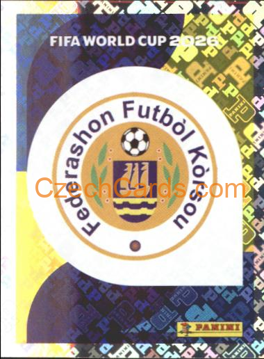 Emblem Curaçao 2026 Panini World Cup Sticker #CUW1