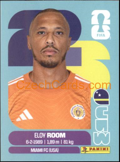 Eloy Room 2026 Panini World Cup Sticker #CUW2