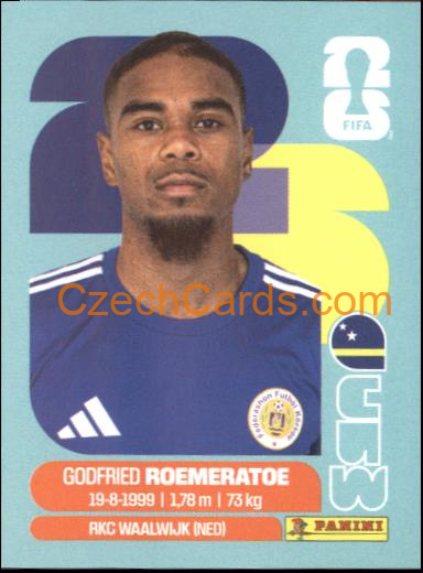 Godfried Roemeratoe 2026 Panini World Cup Sticker #CUW10