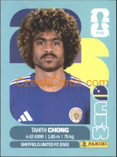 Tahith Chong 2026 Panini World Cup Sticker #CUW14