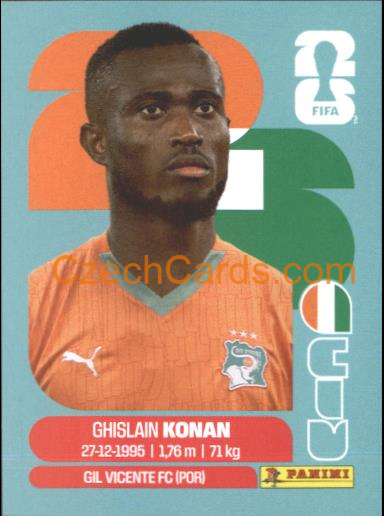 Ghislain Konan 2026 Panini World Cup Sticker #CIV3