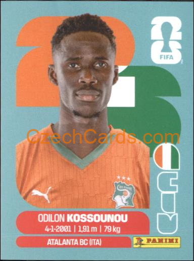 Odilon Kossounou 2026 Panini World Cup Sticker #CIV5