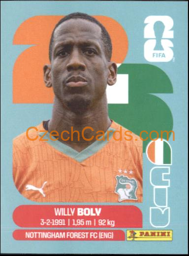 Willy Boly 2026 Panini World Cup Sticker #CIV7