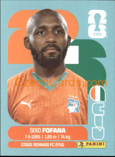 Seko Fofana 2026 Panini World Cup Sticker #CIV11