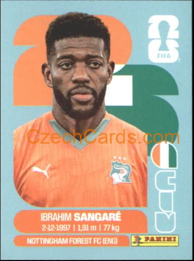 Ibrahim Sangare 2026 Panini World Cup Sticker #CIV12