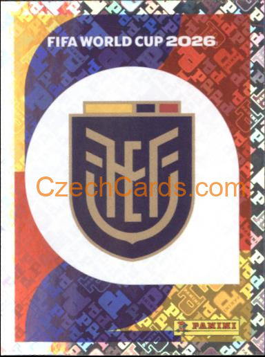 Emblem Ecuador2026 Panini World Cup Sticker #ECU1