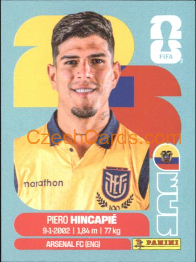 Piero Hincapié 2026 Panini World Cup Sticker #ECU4