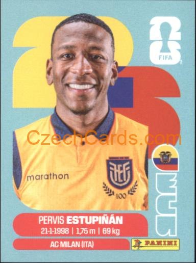 Pervis Estupiñán 2026 Panini World Cup Sticker #ECU5