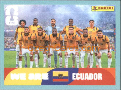 Team Photo Ecuador 2026 Panini World Cup Sticker #ECU13