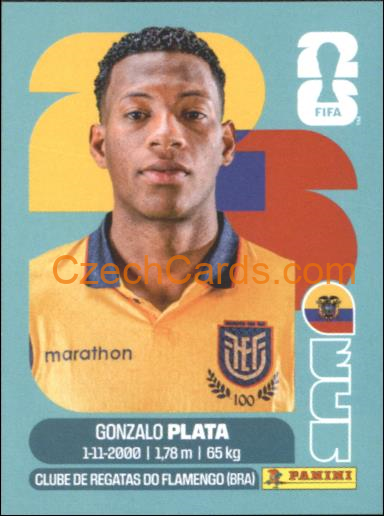 Gonzalo Plata 2026 Panini World Cup Sticker #ECU16