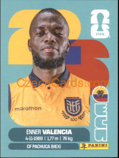 Enner Valencia 2026 Panini World Cup Sticker #ECU20
