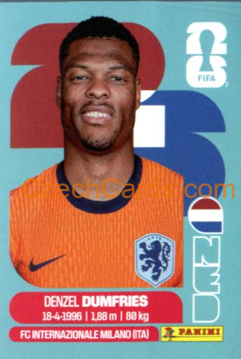 Denzel Dumfries 2026 Panini World Cup Sticker #NED6