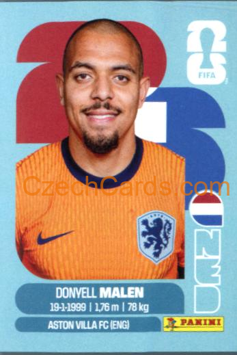 Donyell Malen 2026 Panini World Cup Sticker #NED18