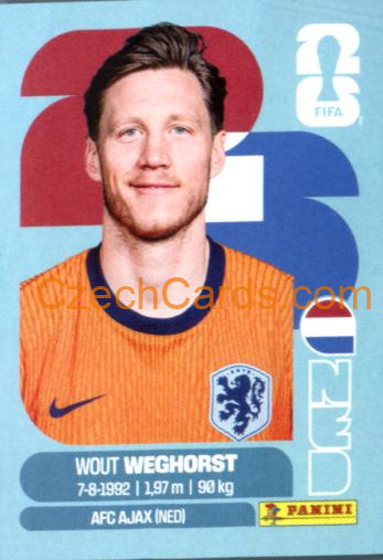 Wout Weghorst 2026 Panini World Cup Sticker #NED19