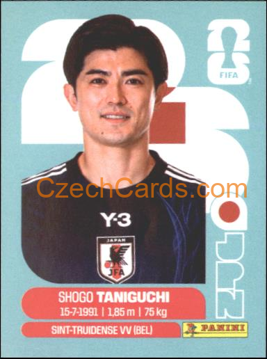Shogo Taniguchi 2026 Panini World Cup Sticker #JPN6