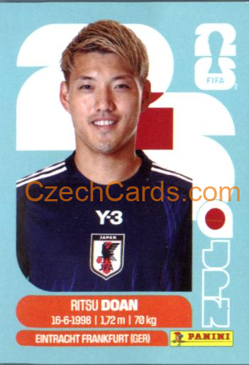 Ritsu Doan 2026 Panini World Cup Sticker #JPN14