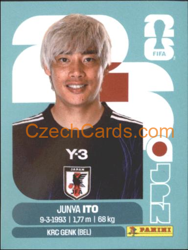 Junya Ito 2026 Panini World Cup Sticker #JPN18