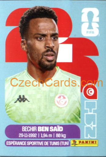 Bechir Ben Said 2026 Panini World Cup Sticker #TUN2