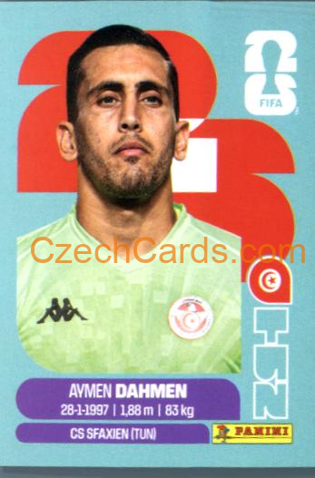 Aymen Dahmen 2026 Panini World Cup Sticker #TUN3