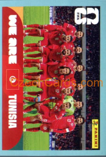 Team Photo 2026 Panini World Cup Sticker #TUN13