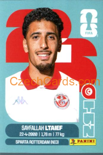 Sayfallah Ltaief 2026 Panini World Cup Sticker #TUN19