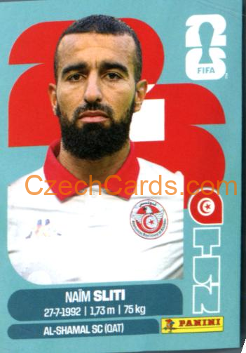 Naim Sliti 2026 Panini World Cup Sticker #TUN20