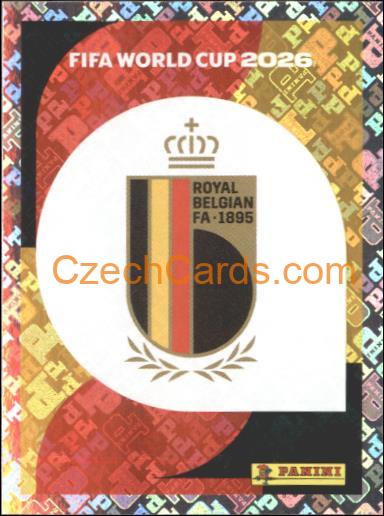 Emblem Belgium 2026 Panini World Cup Sticker #BEL1