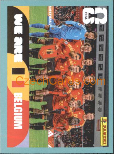 Team Photo Belgium 2026 Panini World Cup Sticker #BEL13