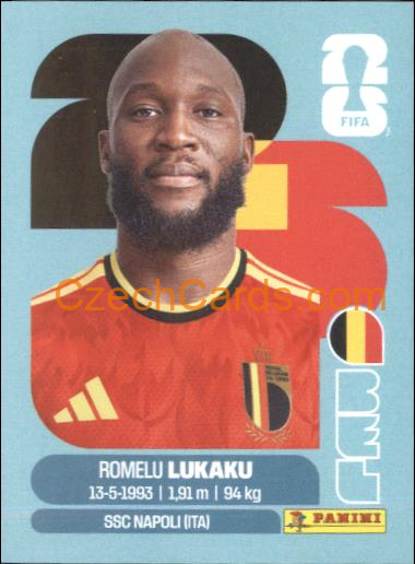 Romelu Lukaku 2026 Panini World Cup Sticker #BEL20