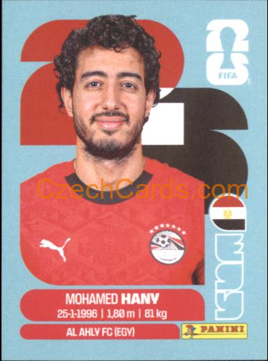 Mohamed Hany 2026 Panini World Cup Sticker #EGY3