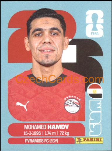 Mohamed Hamdy 2026 Panini World Cup Sticker #EGY4