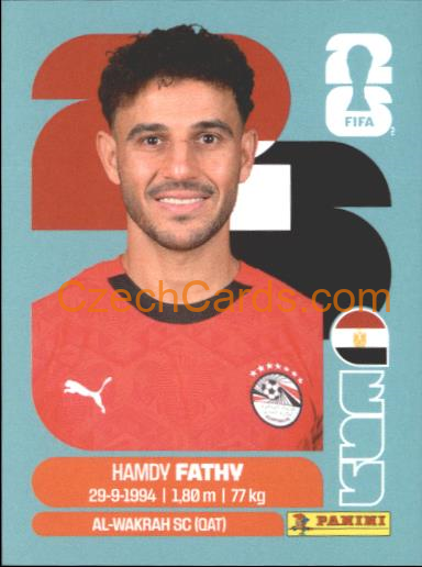 Hamdy Fathy 2026 Panini World Cup Sticker #EGY12