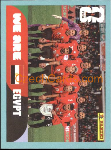 Team Photo Egypt 2026 Panini World Cup Sticker #EGY13