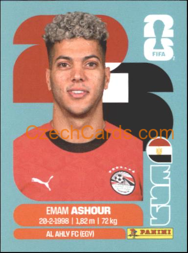 Emam Ashour 2026 Panini World Cup Sticker #EGY15