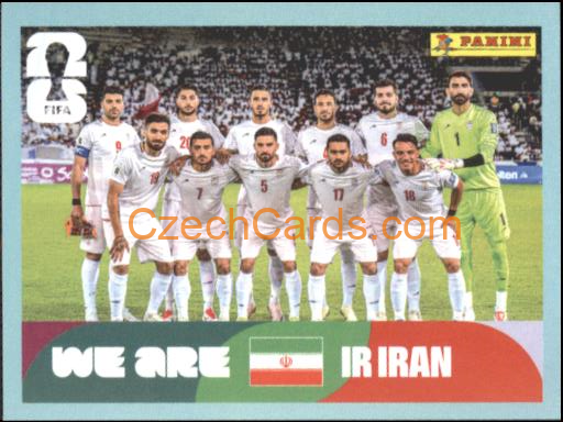 Team Photo Iran 2026 Panini World Cup Sticker #IRN13