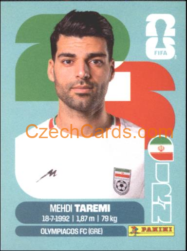 Mehdi Taremi 2026 Panini World Cup Sticker #IRN18