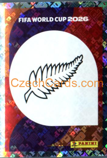 Emblem New Zealand 2026 Panini World Cup Sticker #NZL1