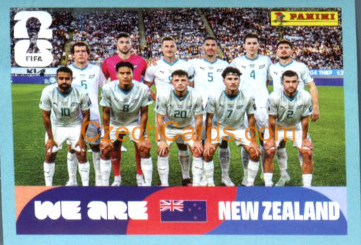 Team Photo New Zealand 2026 Panini World Cup Sticker #NZL13