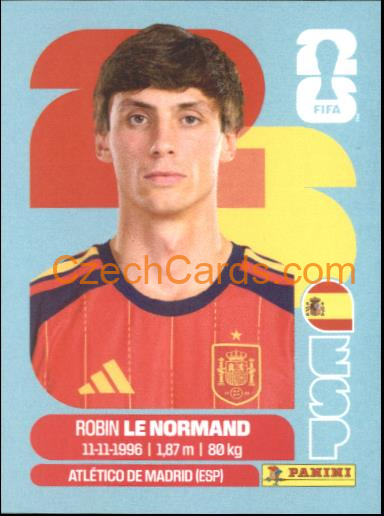 Robin Le Normand 2026 Panini World Cup Sticker #ESP3