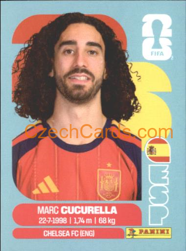 Marc Cucurella 2026 Panini World Cup Sticker #ESP8