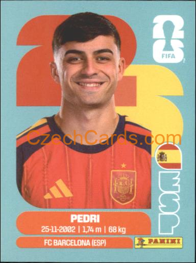 Pedri 2026 Panini World Cup Sticker #ESP11
