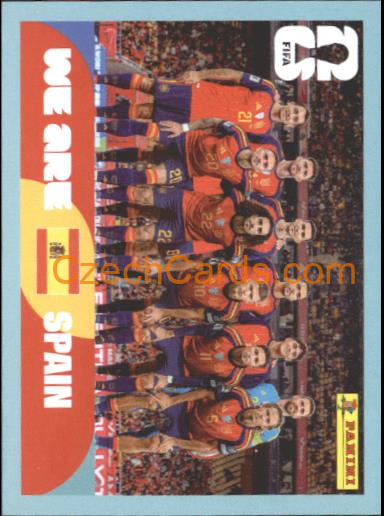 Team Photo Spain 2026 Panini World Cup Sticker #ESP13