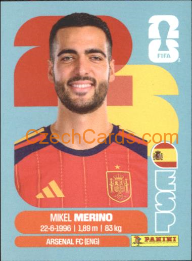 Mikel Merino 2026 Panini World Cup Sticker #ESP14