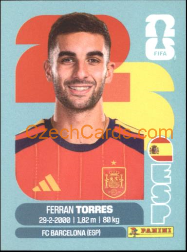 Ferran Torres 2026 Panini World Cup Sticker #ESP18