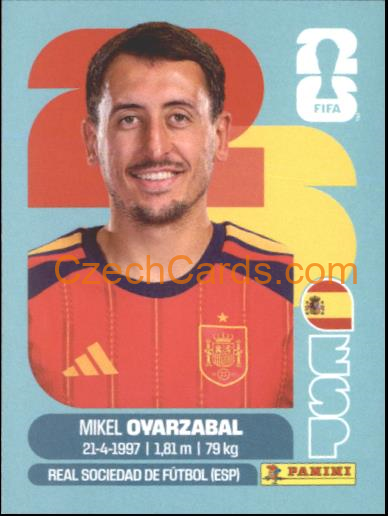 Mikel Oyarzabal 2026 Panini World Cup Sticker #ESP20